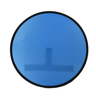 142CM চেয়ার ভাঁজ স্ক্রিন ব্যাকড্রপ, ওয়েবক্যামের জন্য বিপরীতমুখী সংকোচনযোগ্য নীল পর্দা